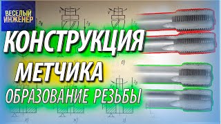 Метчик для резьбы. Конструкция метчика. Резьбонарезание