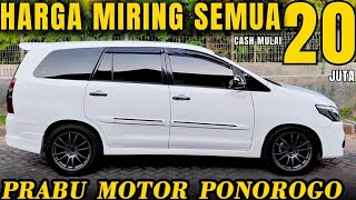 JUAL MURAH AJA !!! Mulai 20 Juta Nego Di Prabu Motor Ponorogo Terbaru Hari Ini