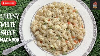 CHEESY WHITE SAUCE MACARONI/WHITE SAUCE PASTA/EASY WHITE SAUCEMACARONI#VIDZZKITCHEN