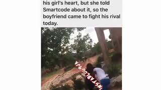 Boy defies social distancing to fight his love rival in Edo State