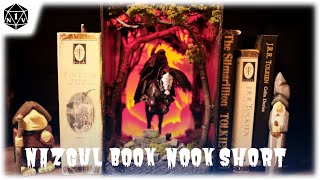 LORD OF THE RINGS Book Nook   Nazgul theme  #Shorts