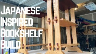 Japanese Inspired Bookshelf (3 AWESOME Types of Joinery!!!) How To | Woodworking