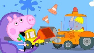 Свинка Пеппа на русском все серии подряд 🚜 Ремонт дороги 🚧 Мультики