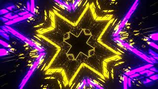 Purple and Yellow Cross Type Strobe Background VJ Loop in 4K