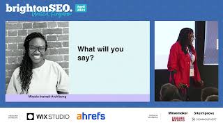 AI: becoming the source of truth with authoritative content - Chima Mmeje - brightonSEO April 2024