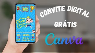 SEM IDEIA DE COMO CRIAR UM CONVITE DIGITAL? Aprenda um Modelo do Luccas Neto Grátis