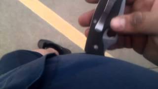 Crossdraw Tip-Up Dagger Style Spyderco presistence