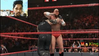 Reaction in Hindi - WWE 2K19 Bray Wyatt vs Lars Sullivan Match on Elimination Chamber