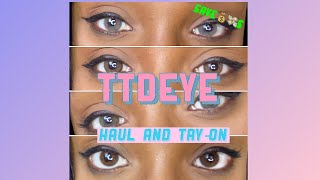 CHEAP PRESCRIPTION COLORED CONTACT LENSES | TTDEYE HAUL (discount code is in the description box!)