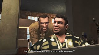 I am a "vulnerable guy who needs to be held by big strong arms"? | GTA IV