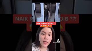 Seremm!! 😱naik Kereta Ghoib😱 || Tiktok Clarissachristiyan