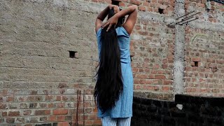 long hair | Indian rapunzel hair play