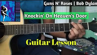 Knockin' On Heaven's Door | Guns N' Roses - Guitar Lesson ( Bob Dylan)