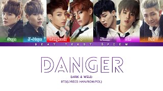 BTS Danger Color Coded Lyrics/가사 (Han/Rom/Pol)