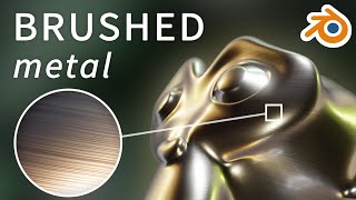 Blender 2.9 Tutorial - Brushed Metal (Chrome) | Fast and Easy for Beginner!