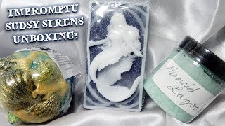 Unboxing MERMAID SOAPS From The Sudsy Sirens!