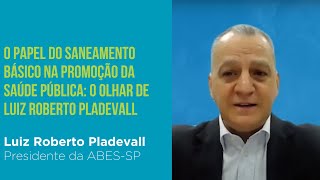 148. O Papel do Saneamento Básico na Promoção da Saúde Pública: O Olhar de Luiz Roberto Pladevall