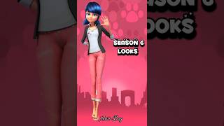 Miraculous characters as season 6 looks | #miraculous #shorts #viral