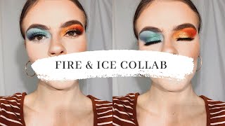 Fire & Ice glam look using the Morphe x James Charles palette - Facebook #collab | Poppy Elizabeth