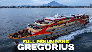 Video Drone Kapal KM Gregorius Full Penumpang Tinggalkan Manado menuju Talaud