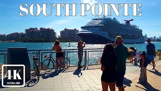 SOUTH BEACH, SOUTH POINTE ,MIAMI BEACH APRIL4K UHD 60 FPS FLORIDA USA