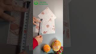 Hamburger Paper Custom Printed Parchment Paper +8613583554035