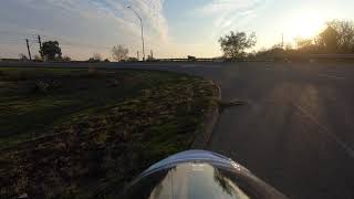 Honda grom donut crash