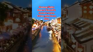 Illuminated Heritage: Exploring Shantang Ancient Street, Suzhou, at Night - CHINA