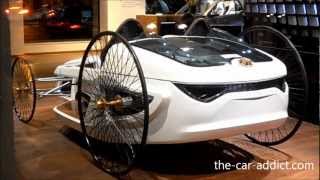 MERCEDES F125! and F-Cell Roadster at the Mercedes-Benz Gallery in Munich 2012 HD