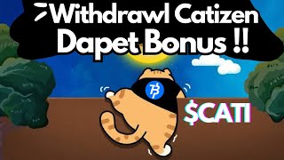 AIRDROP CATIZEN CAER DOUBLE DI BITTIME EXCHANGE