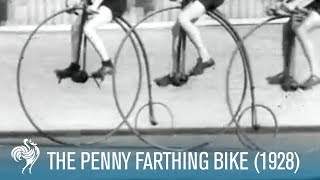 The Penny Farthing Bike Race (1928) | British Pathé