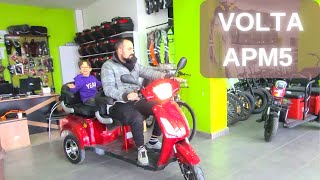 VOLTA APM5 3 TEKERLEKLİ MOPED İNCELEME