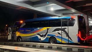 BUS DARI DAN MENUJU JAWA TIMUR SELALU ADA SAMPAI MALAM DI TERMINAL GIWANGAN JOGJA