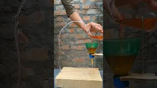 Non Stop No electricity Water Fountain made from water Bottle.       #viralvideo #viralvideo