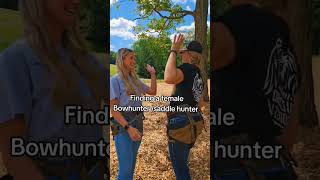 Female Hunters unite #hunting #bowhunter #girlshunttoo #femalehunter #deerhunter #saddlehunting