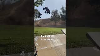 @traxxas@freshparkramp#xmaxx and maxx launch off the ramp#rc trucks#rc life#rc hobby