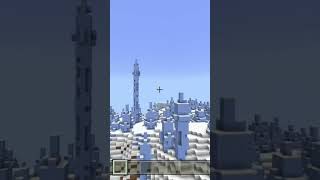 HUGE ICE spikes spawn #shorts #minecraft #minecraftseeds #minecraftshorts #games