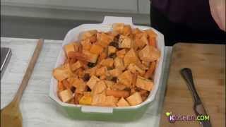 Roasted Sweet Vegetables in Spicy Cinnamon Cider - Kosher Recipe