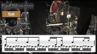 ★ Advanced Drum Lesson ★ Thomas Lang Double Bass Transcription