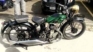 1931 BSA 350 Single side valve engine at Rivington Lancashire Good Friday 2024