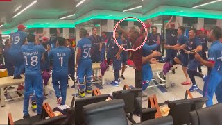 Afghan team celebration in dressing room with their coach ex Indian cricketer Ajay Jadeja