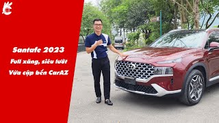 Santafe 2023 full xăng lướt mới về #kiencivic #caraz