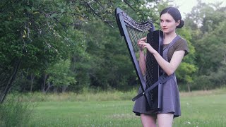 The Sound of Silence  |  Simon & Garfunkel (Harp Cover)