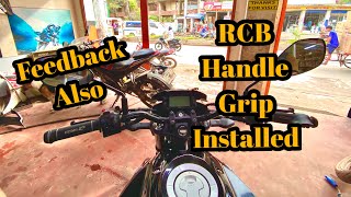 INSTALLING RACINGBOY HANDLE GRIP ( RCB ) FOR GIXXER DD & FEEDBACK | EMOTO BAZAR | NAHIN MAMUN