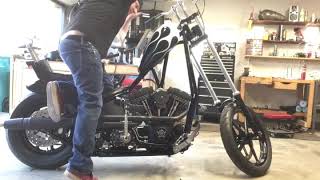 Harley twin cam kick start