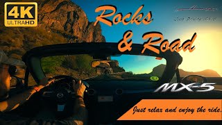 Giant Cliffs, small Miata. Rock and Road #MX5 #Miata #POV Driving, .. / @JustDrivingMX5