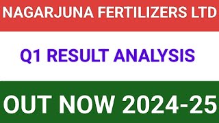 NAGARJUNA FERTILIZERS LTD Q1 RESULT 2024| NAGARJUNA FERTILIZERS LTD Q1 RESULT TODAY|