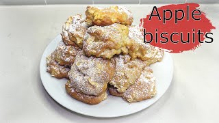 SOFT COOKIES WITH APPLES/ How to make apple biscuits/ Children will love it