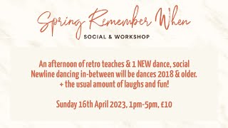 Spring Remember When (Event Advert)