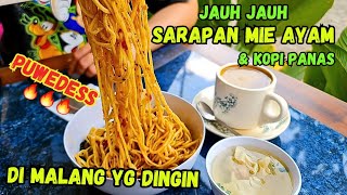 🔥MIE CHILI OIL SAHADJA MALANG HALAL & MURAH | JAUH2 SARAPAN & NGOPI PANAS DI MALANG , PEDES NAMPOL 🥵